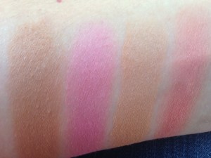 Too Faced Soul Mates Blushing Bronzers Swatches