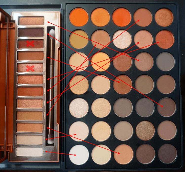 Urban Decay Naked Heat vs Morphe 35O